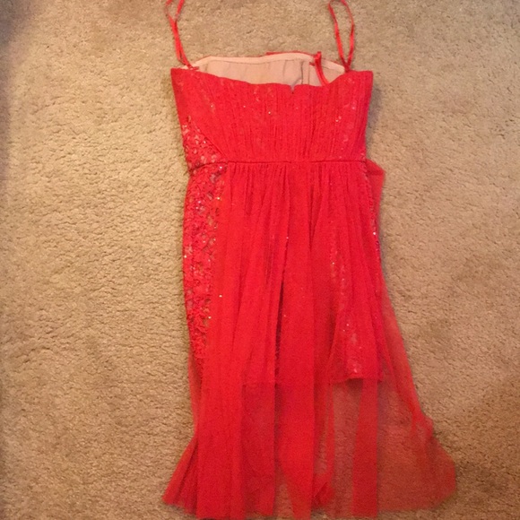 🔥 BCBG red strapless dress - Picture 8 of 8
